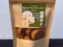 Load image into Gallery viewer,  Hemp dog biscuits healthy dog treats front image
