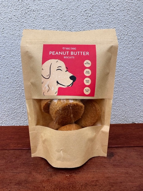 All Natural Peanut Butter Dog Biscuits - Human grade