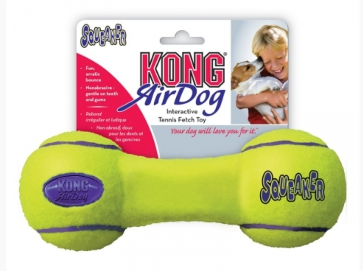 KONG Airdog Squeaker Dumbbell -small