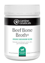 Load image into Gallery viewer, Organic beef bone broth w medicinal mushrooms for dogs
