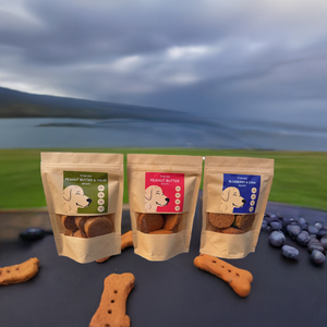 All Natural Peanut Butter Dog Biscuits - Human grade