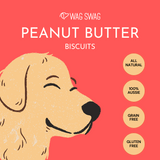 All Natural Peanut Butter Dog Biscuits - Human grade
