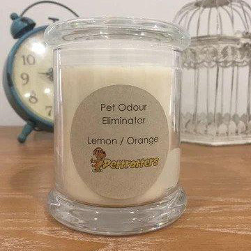 Pet Odour Eliminator Candle - Lemon & Orange